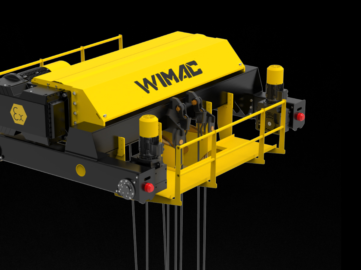 Ex-Proof Double Girder Crane Trolley