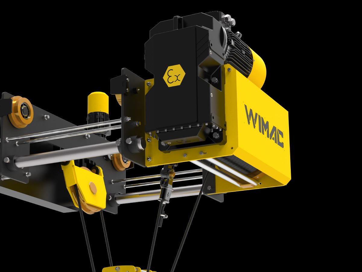 Ex-Proof Low-Headroom Monorail Hoist